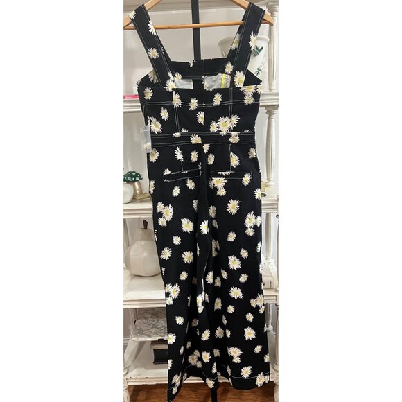 Anthropologie Maeve Portside Button-Front Jumpsuit Size 6 P Collette Floral 90s - Picture 6 of 7